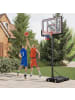 COSTWAY Basketballkorb Outdoor in Schwarz