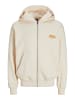 Jack & Jones Sweatshirt JORROXBURY ZIP in Weiß