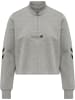 Hummel Trainingsjacke "Lgc Nikka Cropped Halfzip" in Grau