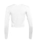 Winshape Functional Light and Soft Cropped Long Sleeve Top AET116LS in ivory