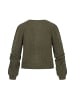 ONLY ONLY Gestrickte Strickjacke in olive