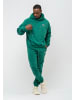 Tom Barron Trainingsanzug Tom Barron Tracksuit With Fleece Fabric Patch Logo in grün