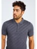 Leif Nelson Herren T-Shirt Feinstrick Polo LN-7605 in anthrazit