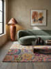 KADIMA DESIGN Teppich Wolle Handgetuftet HEDDA Boho Floral Wohnzimmer Wohnlich in Multi