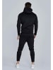 SikSilk Sweatjacke Essentials Poly FullZip in Black