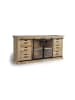 Giner y Colomer Sideboard aus Mangoholz Schwarz in Brown
