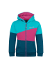 Trollkids Sweatjacke Alesund in dark turquoise/madeira blue