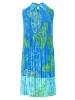 Betty Barclay Plisseekleid ohne Arm in Green/Blue