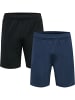 Hummel Hummel Kurze Hose Hmlte Training Herren Feuchtigkeitsabsorbierenden in BLACK/INSIGINA BLUE