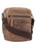 Greenburry Vintage Umhängetasche Leder 13 cm brown