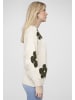 Cloud5ive Cloud5ive Cloud 5ive Crewneck Knit Sweater with Flowers in beige multi