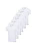 adidas T-Shirt 6er Pack in Weiß