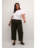 KAFFE curve Casual Hose KCvicca Loose fit in Forest Night