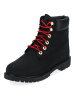 Timberland Stiefelette in Schwarz/Rot