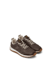 Marc O'Polo Sneaker Model Bella in burnt coffee/grey silk