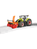 bruder Spielzeugauto 03017 Claas Axion 950 und Schneeketten und -fräse - 4-8 Jahre