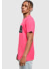 Mister Tee T-Shirts in hibiskus pink