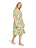 CARTOON Casual-Kleid mit Eingrifftaschen in Cream/Green