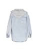Swirly Women Jacket in Blue Denim