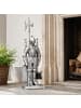 relaxdays 4tlg. Kaminbesteck in Silber