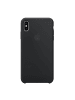 Apple Handyhülle Silikon Case iPhone XS Max MRWE2ZM/A in schwarz