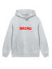 F4NT4STIC Hoodie Koi Fish Japan Streetstyle in grau meliert
