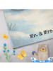 Mr. & Mrs. Panda Gästehandtuch Pinguine trösten Design ohne Spruch in Weiß