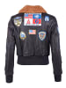 TOP GUN Lederblouson TG20212520 in braun