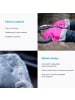 Intirilife Handwärmer Handschuhe Universal Fleece für Buggy Kinderwagen in Pink