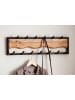 FineBuy Wandgarderobe in Braun / Akazie / 80x8x22