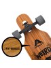 Apollo Twin Tip DT Fiberglas Longboard " Weird " in holz