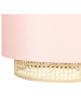 Beliani Pendelleuchten YUMURI in Naturfarben/Rosa - (W) 40 x (H) 172 x (L) 40 cm