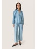 Soaked in Luxury Langarm - Hemd SLMaisa Lockere Passform in Medium Blue Torn Stripes