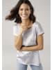 Laura Scott Shirtbluse in grau-silberfarben