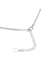 Luxenter Halskette aus 925er Sterlingsilber mit funkelndem Zirkonia, rhodiniert – Munthir