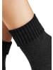 LAVANA basic Umschlagsocken in 2x anthrazit meliert, 1x grau meliert