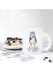 Mr. & Mrs. Panda Trinkbecher Pinguin Lolli mit Spruch in Transparent