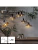 STAR Trading LED Deko-Lichterkette Cesta Light in Schwarz,Beige,Natur