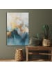 OnlyWow Akustibild Abstrakte Kunst gold blau