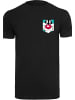 F4NT4STIC T-Shirt Looney Tunes Sylvester Face Faux Pocket in schwarz