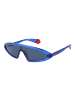 Polaroid Unisex Sonnenbrille Mono-Objektiv Blau