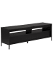 Beliani TV-Schrank SYDNEY in Schwarz/Braun - (W) 150 x (H) 52 x (L) 42 cm
