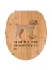 Mr. & Mrs. Panda WC Sitz Hund Dogge mit Spruch in Braun