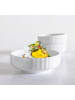 Seltmann Weiden 6-tlg. Foodbowl-Set Sento Relief in Weiß ø 20 cm