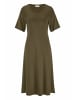 Hessnatur Jersey Kleid in goldoliv