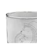 Mr. & Mrs. Panda Whiskey Glas Igel Beten ohne Spruch in Transparent