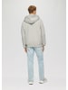 QS Sweatshirt Jacke in 9400_grau meliert