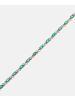 Diamant L'éternel Armband aus 375 Gelbgold mit Diamant mit Smaragd