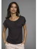 Laura Scott Print-Shirt in schwarz-rosa + schwarz