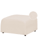 Beliani Ottomane FALSTERBO in Beige - (W) 75 x (H) 44 x (L) 74 cm